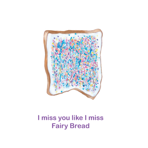 Big Bite Studios Greeting Cards - Fairy Bread